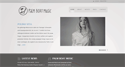 Desktop Screenshot of palmboatmusic.com